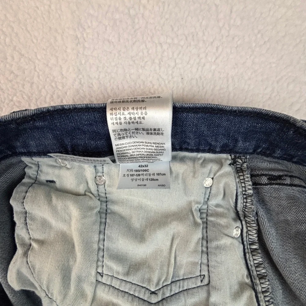 Levi's 541 Athletic Taper Jeans Mens 42x32 (41x30 ACTUAL) Blue Stretch Med. Wash